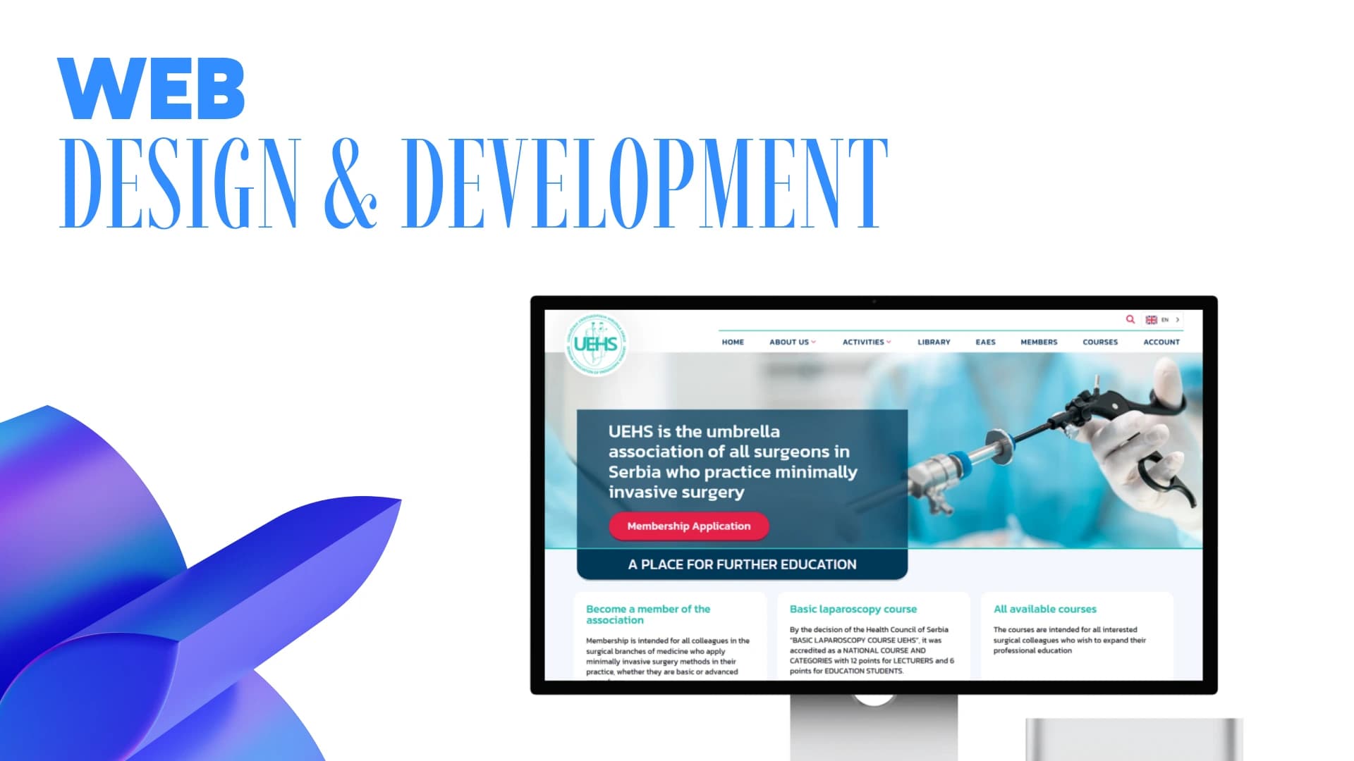 Web Design And Development Banner