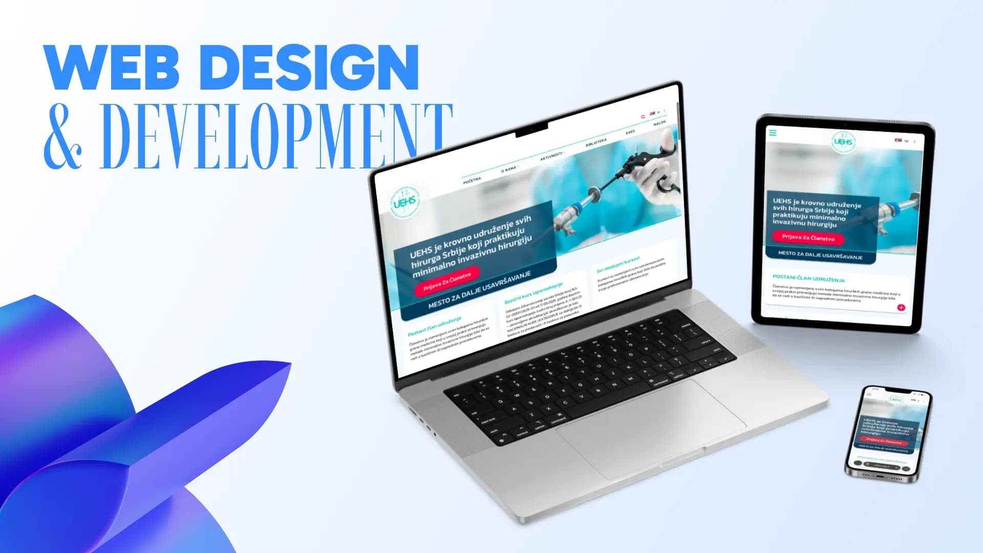 Web Design And Development Banner